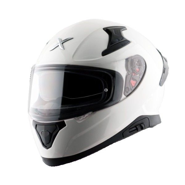 Bike It Axor Apex Full Face Helmet Gloss White